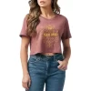 Wrangler X Yellowstone Women's Ranch Hand Cropped T-Shirt