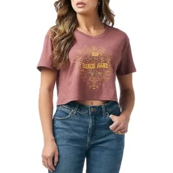 Wrangler X Yellowstone Women's Ranch Hand Cropped T-Shirt