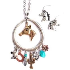 Wyo-Horse Western Charm Jewelry Set