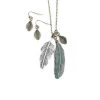 Wyo-Horse Women's Feather Jewelry Set