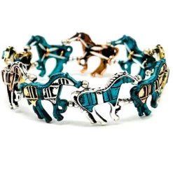 Wyo-Horse Women's Galloping Horse Bracelet