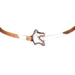 Wyo-Horse Women's Horse Head Pendant Choker