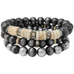 Wyo-Horse Women's Stackable Beaded Bracelets