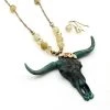Wyo-Horse Women's Steer Skull Jewelry Set