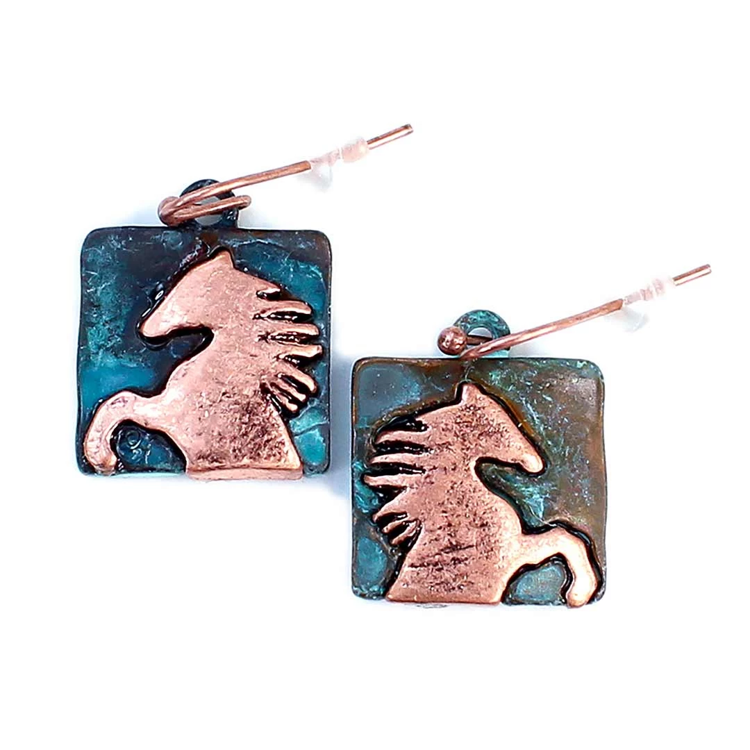 Wyo-Horse Women's Wild Horse Earrings 1 Wyo-Horse Women's Wild Horse Earrings